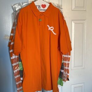 Three X men’s Rocawear orange polo